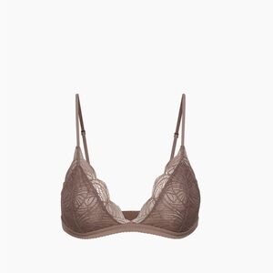 Aritzia Talula Monterey Bralette Deep Taupe Large
